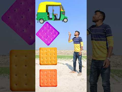 Spinning Top biscuits to Auto, Toto, Alto, Scooter - funny vfx video #trending