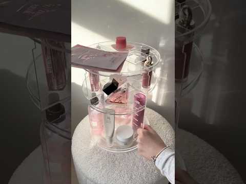 Pinky organizing🎀#short #aesthetic #thatgirl #asmr #satisfying #organizing #refill #refresh #clean