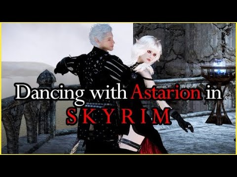 A Skyrim Dance with Astarion | Skyrim Baldur's Gate 3 Crossover