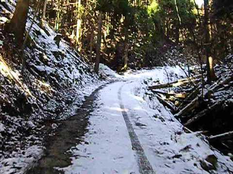 2012/1/12 京都（桟敷ヶ岳付近）の林道ツーリング　その１