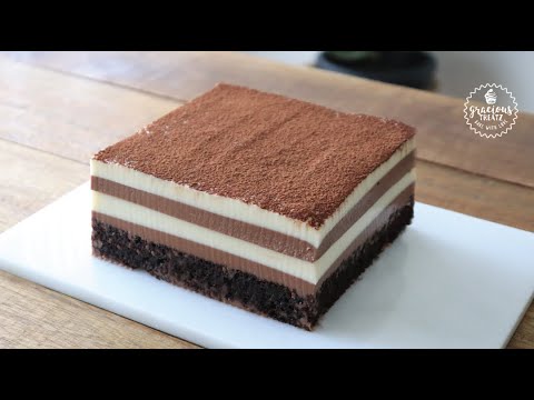 Easy to make creamy and delicious | Chocolate Layer Pudding Cake | No Oven No Eggs No Gelatins