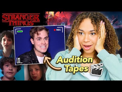 Reacting to Celebrity Audition Tapes!🎬 (Stranger Things, Riverdale, Hannah Montana + Acting Tips!)