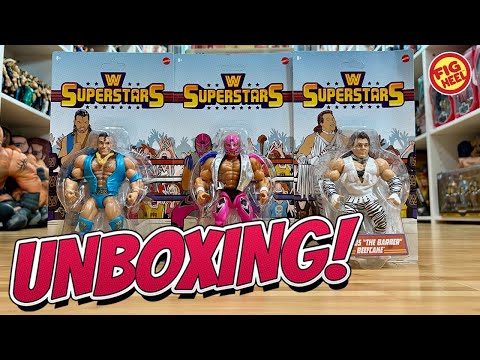 Rey Mysterio, Razor Ramon, Brutus Beefcake & Kurt Angle WWE Superstars UNBOXING!