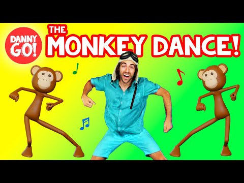 "The Monkey Dance!" 🐵🍌 /// Danny Go! Brain Break Songs for Kids