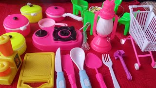 4 minute satisfying DIY Unboxing  kitchen set|Amazing Miniature kitchen set|ASMR |Tiny miniaturekey