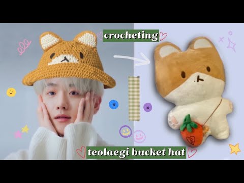 so I crocheted a Baekhyun teolaegi bucket hat