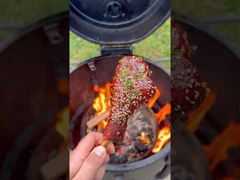 Smoked Turkey Legs | Over The Fire Cooking by Derek Wolf