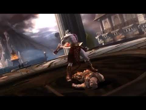 God of war 2 Tc Carson voice as kratos calling ZUES #godofwar