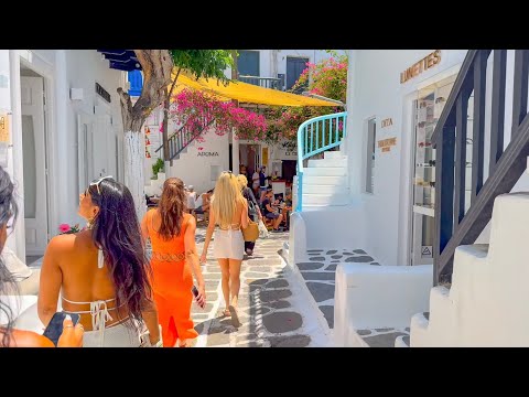 Mykonos, Greece 🇬🇷 | Summer 2024 | 4K 60fps HDR Walking Tour