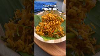 Capsicum Tomato rice l Daawat Super Basmati #shorts #trending #recipe #rice #daawat #tomato #healthy