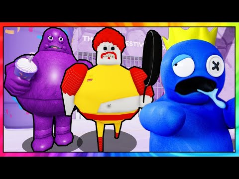 GRIMACE BARRY'S PRISON RUN! - Roblox Obby Gameplay Walkthrough 🔵 Xo Plays Roblox