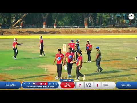 ALL CARGO VS msc india MATCH AT SHIPPING SPORTS SHIELD 2024