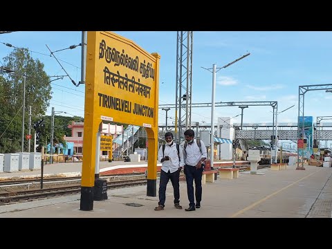 Tirunelveli Junction railway station Tamil Nadu, Indian Railways Video in 4k ultra HD