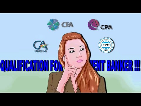 Which Course is Best for Investment Banker ? || Basic Qualification for Investment Banker |