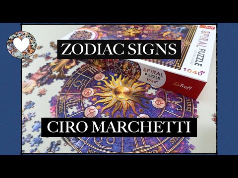 Spiral Jigsaw Puzzle: Zodiac Signs from Trefl