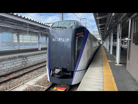 E353系S120編成NN出場　長野駅入場2024年７月２６日