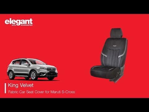 Maruti Suzuki S-Cross Seat Cover | S Cross Seat Covers | Suzuki S Cross Accessories (Velvet King)