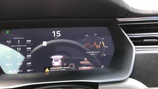 Tesla unintended acceleration with both pedals pressed