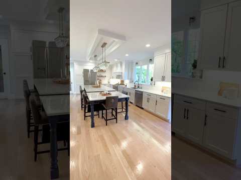 Bright, elegant, and spacious kitchen renovation before and after from Renovation Rekindle S3E1 💙