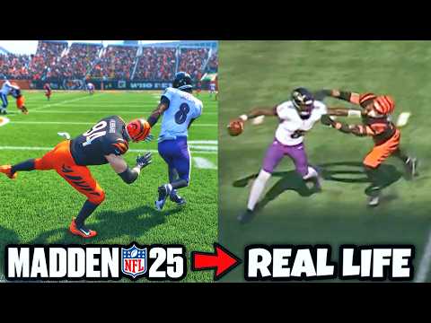 I Recreated TOP PLAYS From NFL Week 5 in Madden 25!