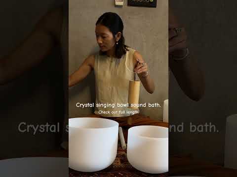 Crystal sound bath full video available. 🙌