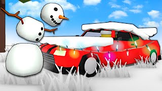 I Ran Over SNOWMEN for Secret Christmas Gifts! - Wobbly Life Christmas Update