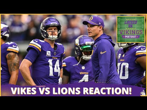 VIKINGS POSTCAST: Darnold & Vikings Offense Turns Into PUMPKINS Under Big Stage In Detroit, 31-9