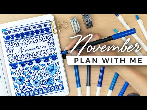 PLAN WITH ME | November 2023 Bullet Journal Setup