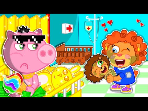 LionET | Rich vs Broke Baby, Who Will Be Loved More - My Mommy is The Best!  | Cartoon for Kids