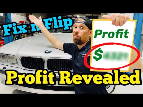 BMW 740iL Flip for Big Profit e38