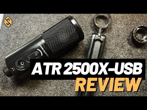 Audio-Technica ATR 2500x-USB Review, Test, and Unboxing