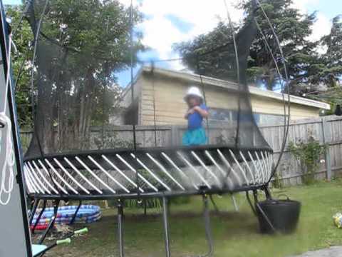 Penny on Springfree Trampoline 3