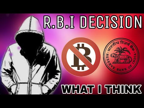 My Thoughts On RBI Statement About Cryptos. क्या RBI अपना फैसला वापिस ले सकता है