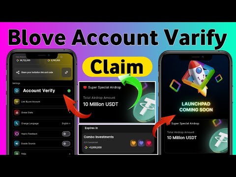 Blove Dapp account verify | blove withdrawal update, blove link blove account, blove airdrop claim