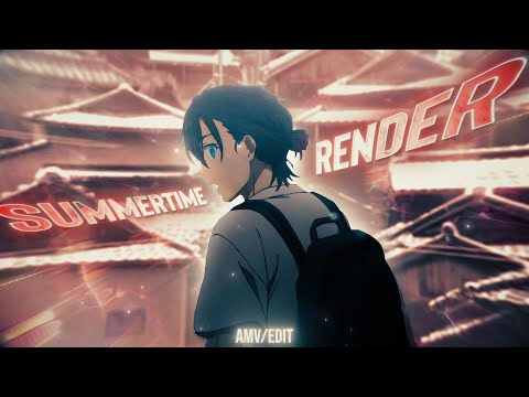 Summertime Render💔 - You Get So Alone at Times (EDIT/AMV) 4K + Project File