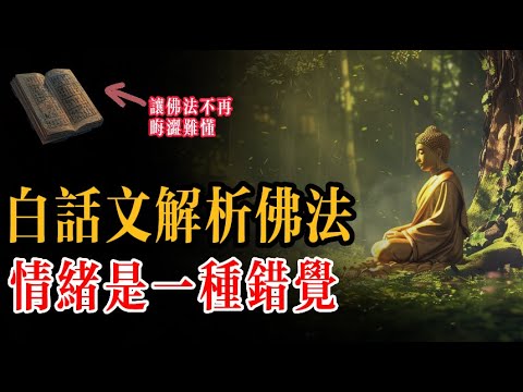 看清情緒的真面目！用最白話，最科學的方式，讓你看懂佛法，了解佛法。