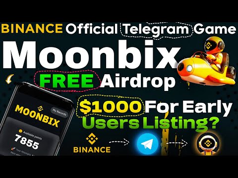 Binance Moonbix Airdrop Claim || Binance Telegram mini app - Free crypto Airdrop - Confirmed Listing