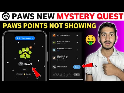 Paws stolen christmas task | paws mystery quest today | paws mystery quest | paws airdrop new task