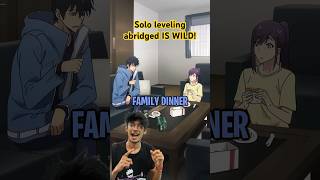 Solo Leveling Abridged IS WILD!! #sololeveling #animereaction