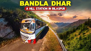 HRTC bus to BANDLA DHAR - A Scenic Hill Station in Bilaspur | बंदला धार | Himbus