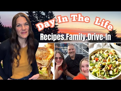 SPEND THE DAY WITH ME | COOKING | FAMILY TIME | DRIVE-IN THEATER |