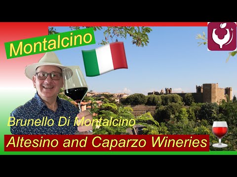 Altesino and Caparzo Wineries in Magical Montalcino Italy