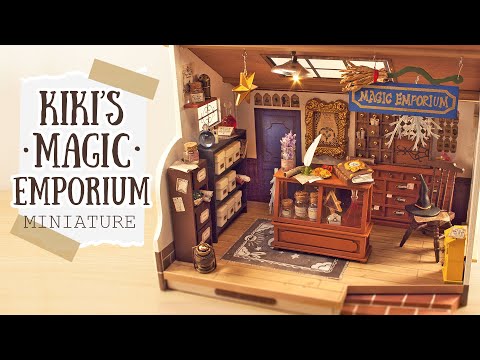 Kiki's Magic Emporium Store Diorama (robotime dollhouse kit)