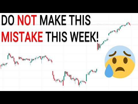 😨THIS RUINS NEW TRADERS! Pullback likely this week! Be Patient. Stock Market Technical Analysis.