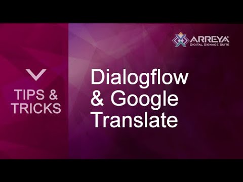 Dialogflow and Google Translate