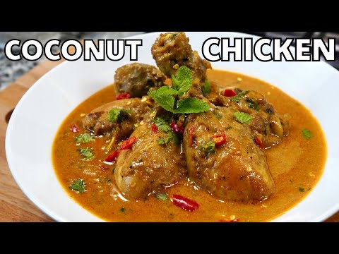 COCONUTTY CHICKEN CURRY (STEP BY STEP GUIDE FOR BEGINNERS) | Chicken Curry Recipe