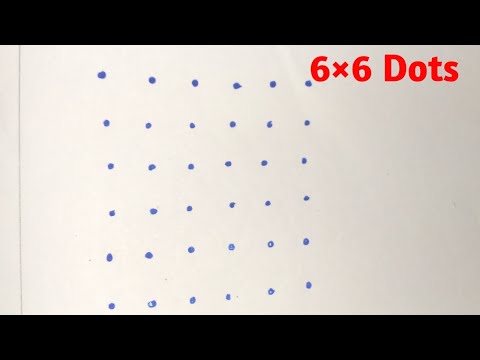 6×6straight dots sangili||easy muggulu||dharas house||#18