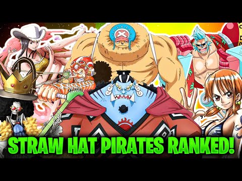 Who Is the Strongest Member of the Straw Hats Besides Luffy, Zoro and Sanji? The Straw Hats Ranked!