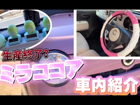 【車内紹介】ミラココア女子！グッズや構造など【愛車紹介】