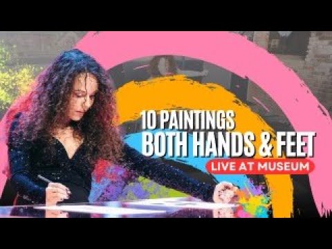 LIVESTREAM - Starting Project10 Creating 10 artworks with hands & feet at Museum Vlaardingen